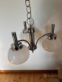 Lampadario space age anni 70