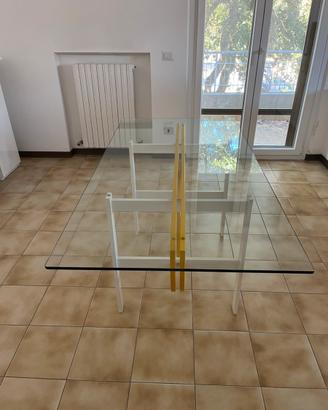 Tavolo di vetro 180x90x76