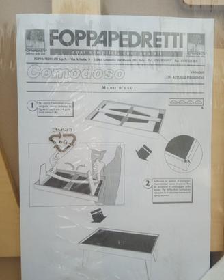 Tavolino Comodoso Foppapedretti in legno,