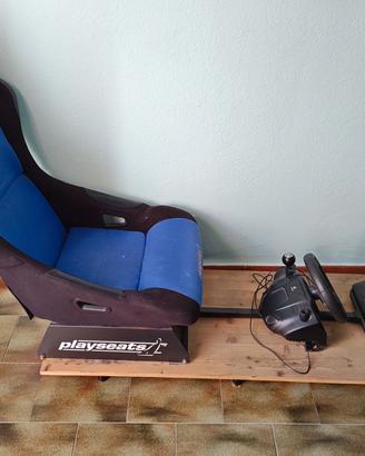 Playseat Formula  CON VOLANTE CON PEDALI LOGITECH