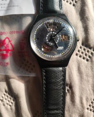 orologio swatch automatico Blue Matic san100 1991