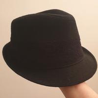 Cappello borsalino donna nero e pizzo