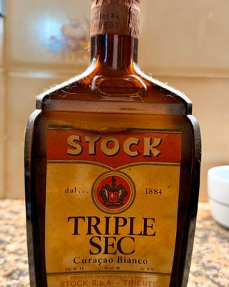Bottiglia vintage Stock triple sec