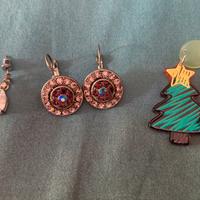 Lotto 3 paia di orecchini -vari stili
