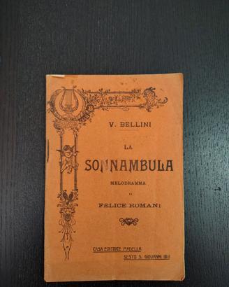Libretto opera "La Sonnambula"