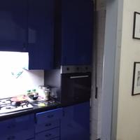 Cucina fatta a mano 4 metri blue