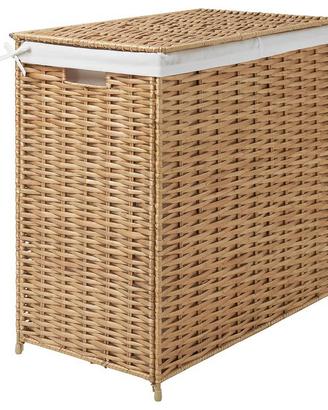 Cesta bucato IKEA NATTGIBBA 100L in salice - NUOVA