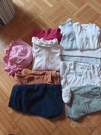 set maglie pantaloni bimba