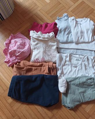 set maglie pantaloni bimba
