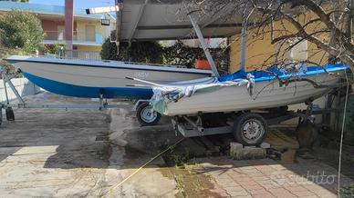 Angelo Molinari 5metri/evenrude 25cv2temp/carrello