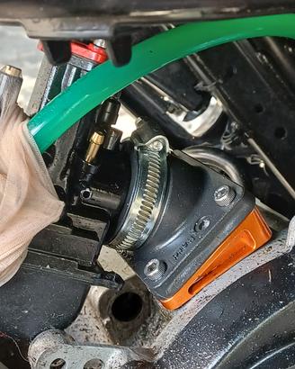 collettore e basetta stage6 piaggio gilera