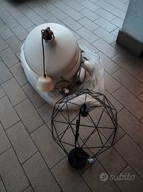 3 lampadari cucina collegabili in serie + uno nero