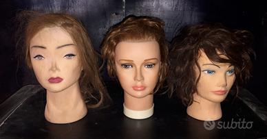 Testa Porta Parrucche o cappelli - Espositore