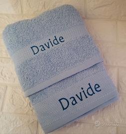 Set asciugamani viso e ospite personalizzate logo