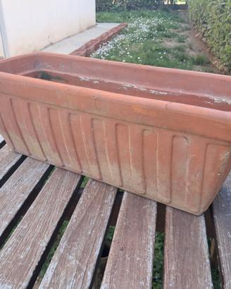 Fioriere vasi in terracotta