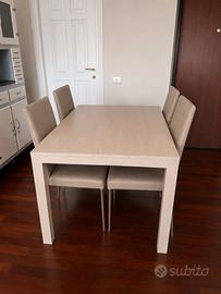 TAVOLO ROVERE CHIARO ALLUNGABILE