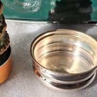 Portacandela in argento 925 a forma di ciotolina