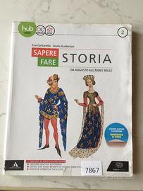 9788828620396 SAPERE FARE STORIA 2 - Cantarella