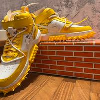 NIKE AIR FORCE 1 MID SP OFF-WHITE VARSITY MAIZE