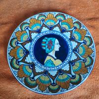 piatto ceramica di Faenza Pavona C.A.C.F.