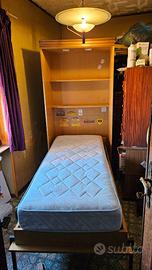 Mobile letto a scomparsa + materasso