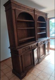 libreria legno massello tipo farmacia
