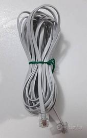 Prolunga telefonica 6m. con 2 connettori RJ11