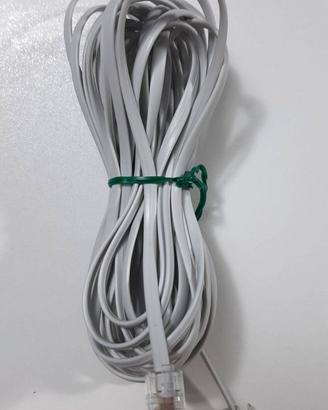 Prolunga telefonica 6m. con 2 connettori RJ11
