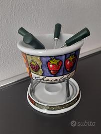 set fonduta chocolat 