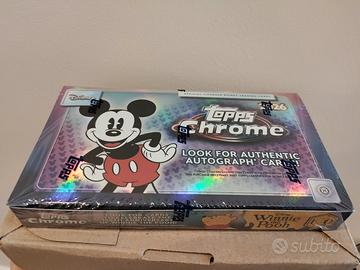 2026 Topps Chrome Disney hobby box di cards nuovo
