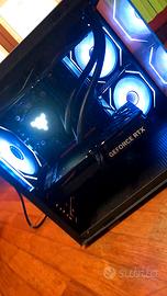 PC Gaming i7 - RTX 4060  - Raffr. a liquido