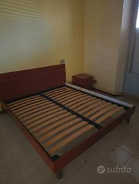 Struttura Letto Matrimoniale Legno (Senza Doghe)