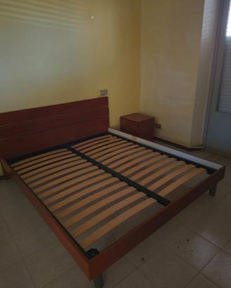 Struttura Letto Matrimoniale Legno (Senza Doghe)