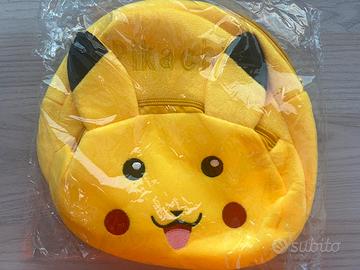 Zaino Pokemon Pikachu Peluche nuovo sigillato