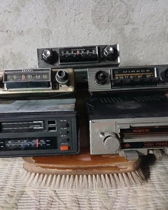 autoradio d'epoca 