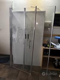 Box doccia con due vetri,