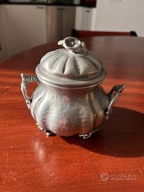 Zuccheriera in peltro