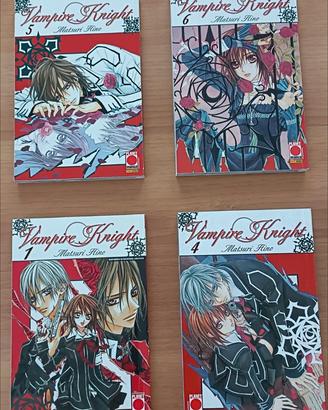 Manga Vampire Knight (Matsuri Hino) nr. 1-4-5-6