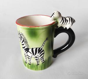 Tazza / portapenne con zerbra