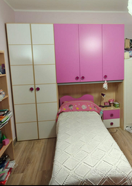 Cameretta  completa di materasso+sedia  ufficio