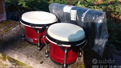 Bonghetti wine red con borsa trasporto. Nuovi