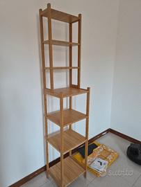 Scaffale ikea bambù 