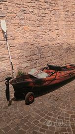 Kayak RTM abaco 4.30 con carrellino e timone