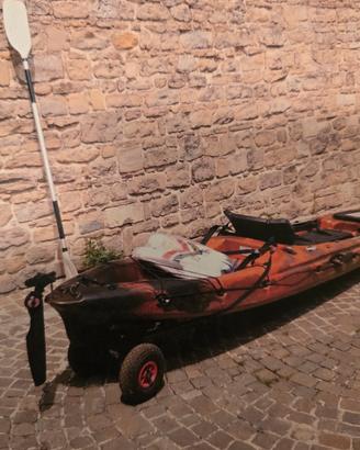 Kayak RTM abaco 4.30 con carrellino e timone