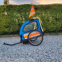 Passeggino rimorchio per bambini bicicletta