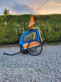 Passeggino rimorchio per bambini bicicletta