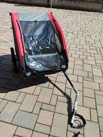 Carrello/rimorchio cane bici + passeggino KLAR FIT