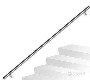 Tubo corrimano in acciaio inox