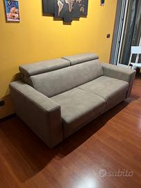 Divano letto 3 posti taupe – Mondo Convenienza