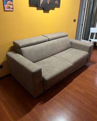 Divano letto 3 posti taupe – Mondo Convenienza